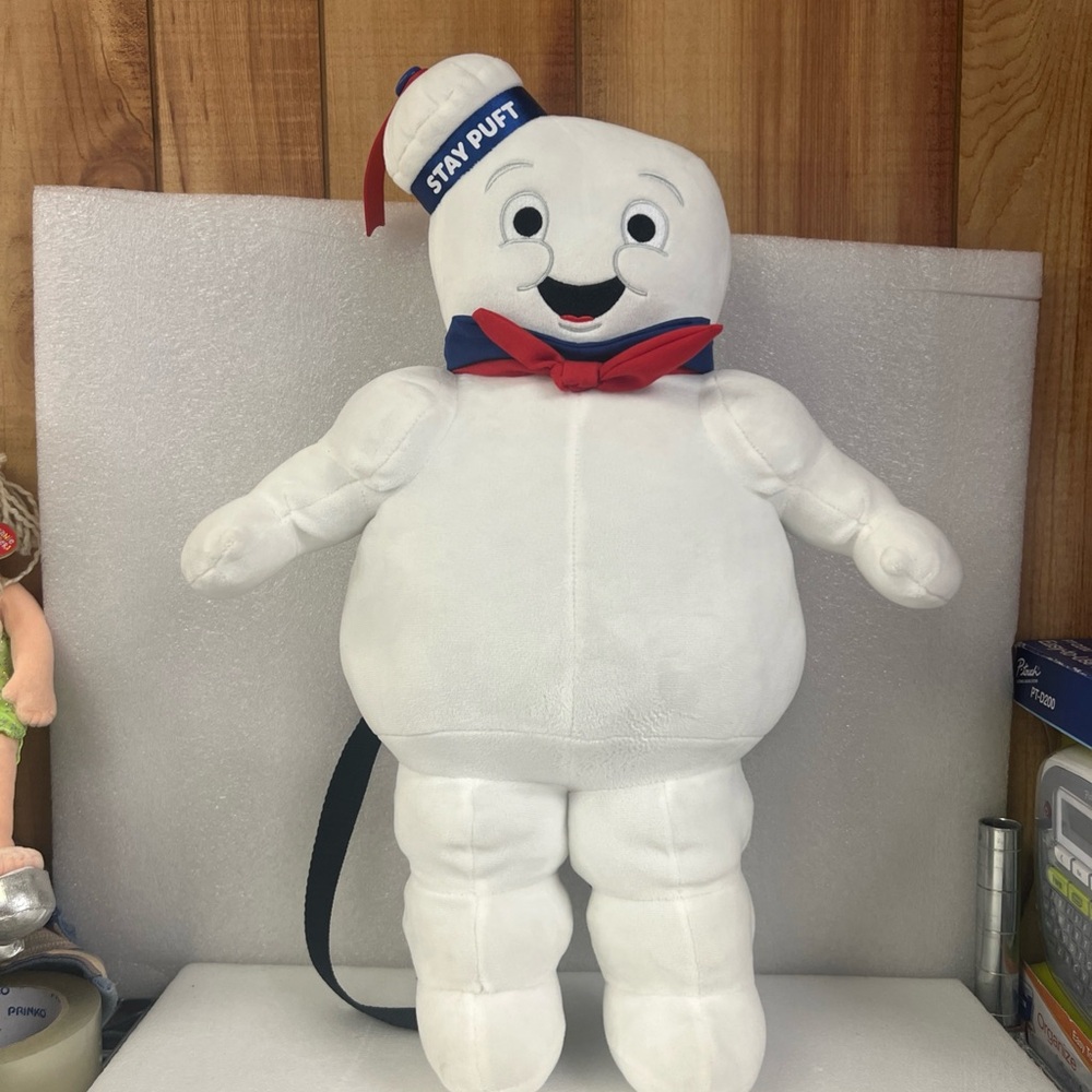 Stay Puft Marshmallow Man Plush Backpack